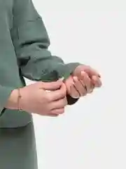 Зеленый пижама женская из хлопка, со штанами и рубашкой/ костюм женский, подарок