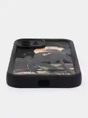 Черный чехол на iPhone (Айфон) 11, 12, 13, 14, 15 Pro Max, силиконовый, матовый