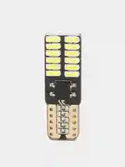 Лампа габаритов, светодиодная, с обманкой, белый, T10, W5W, 24 SMD, 12V