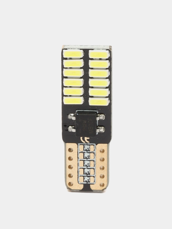 Лампа габаритов, светодиодная, с обманкой, белый, T10, W5W, 24 SMD, 12V