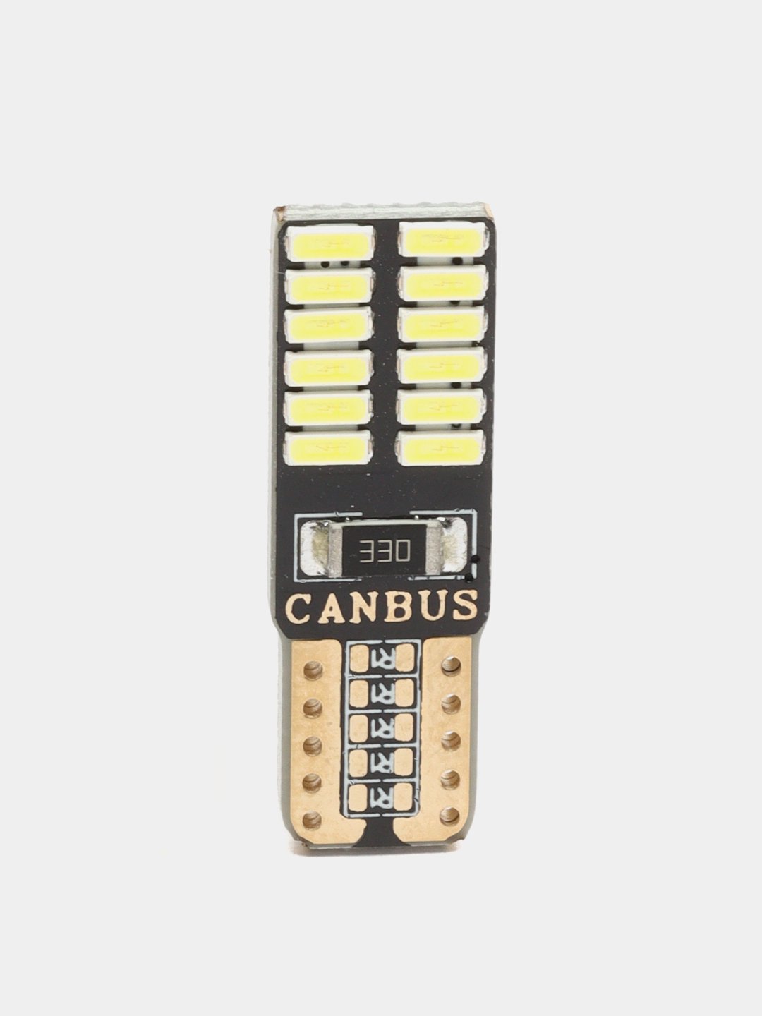 Лампа габаритов, светодиодная, с обманкой, белый, T10, W5W, 24 SMD, 12V  купить по цене 121.82 ₽ в интернет-магазине Магнит Маркет