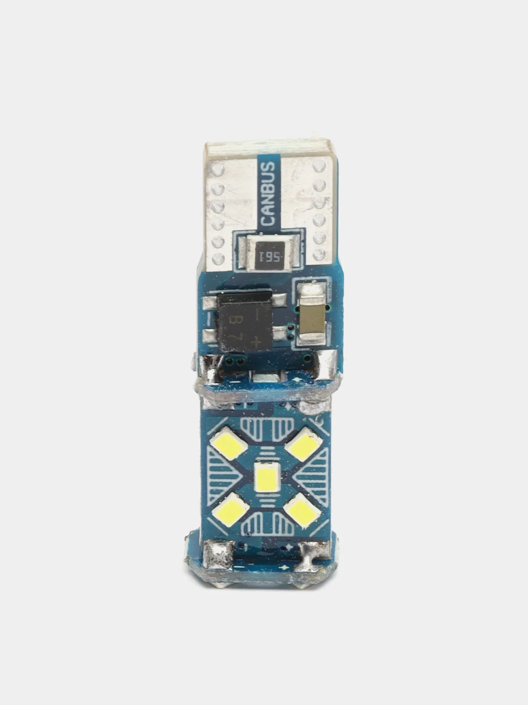 Лампа габаритная T10 W5W 15 SMD, светодиодная, белый, 12-24 V