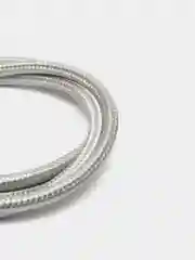Серый магнитный кабель, с тремя головками, Type-C, micro USB, Lightning, без головок