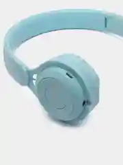 Голубой беспроводные наушники Y08 Bluetooth 5.0 с микрофоном, FM SD Mp3