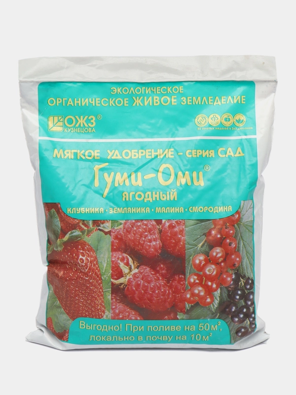 Комплексное органоминеральное удобрение "Гуми-Оми" земляника, 0,7 кг, "Башинком"