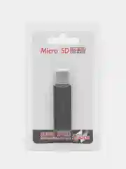 Черный картридер  USB 3.0 для карт памяти micro SD, до 2 TB