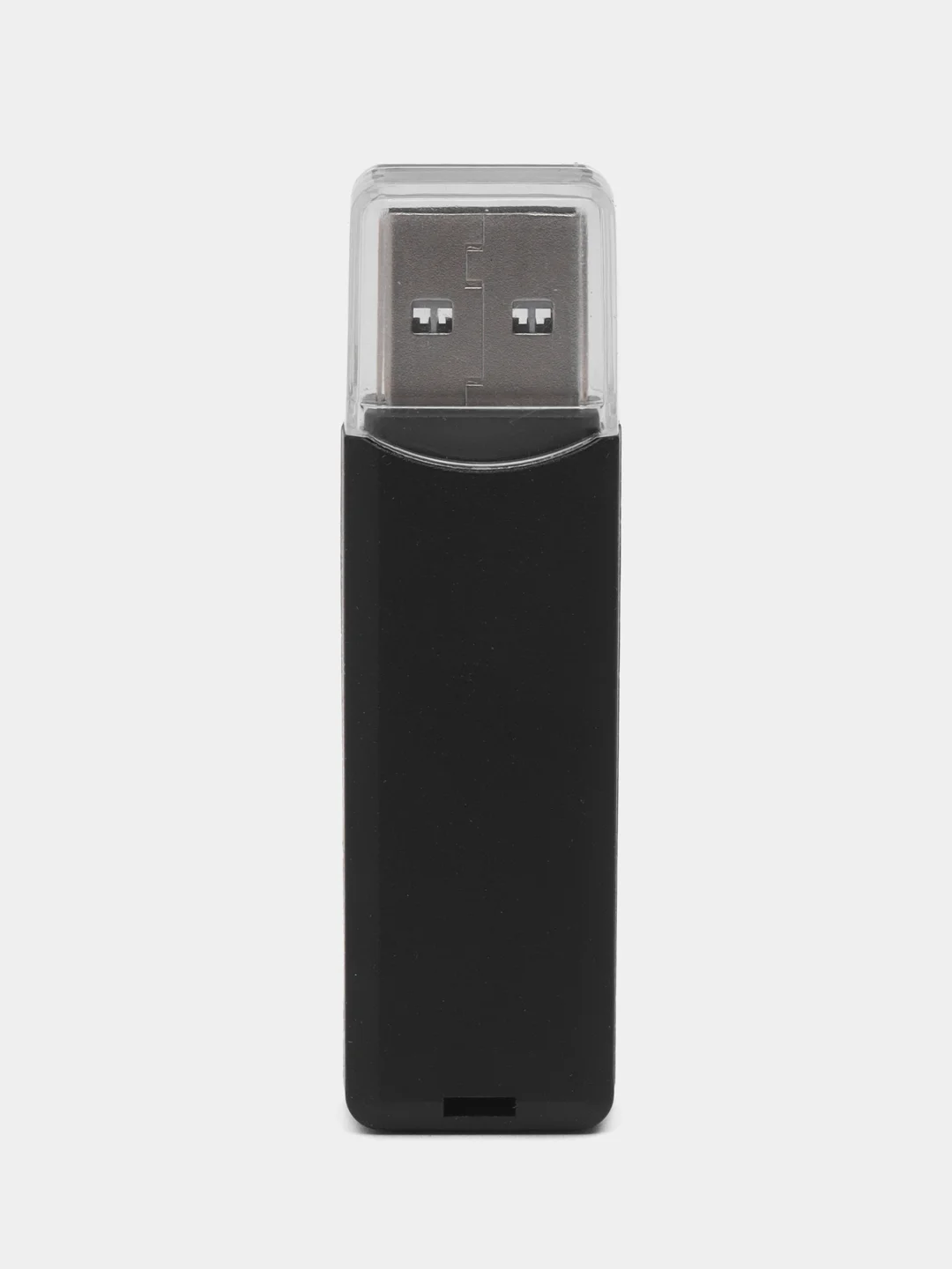 Черный картридер  USB 3.0 для карт памяти micro SD, до 2 TB