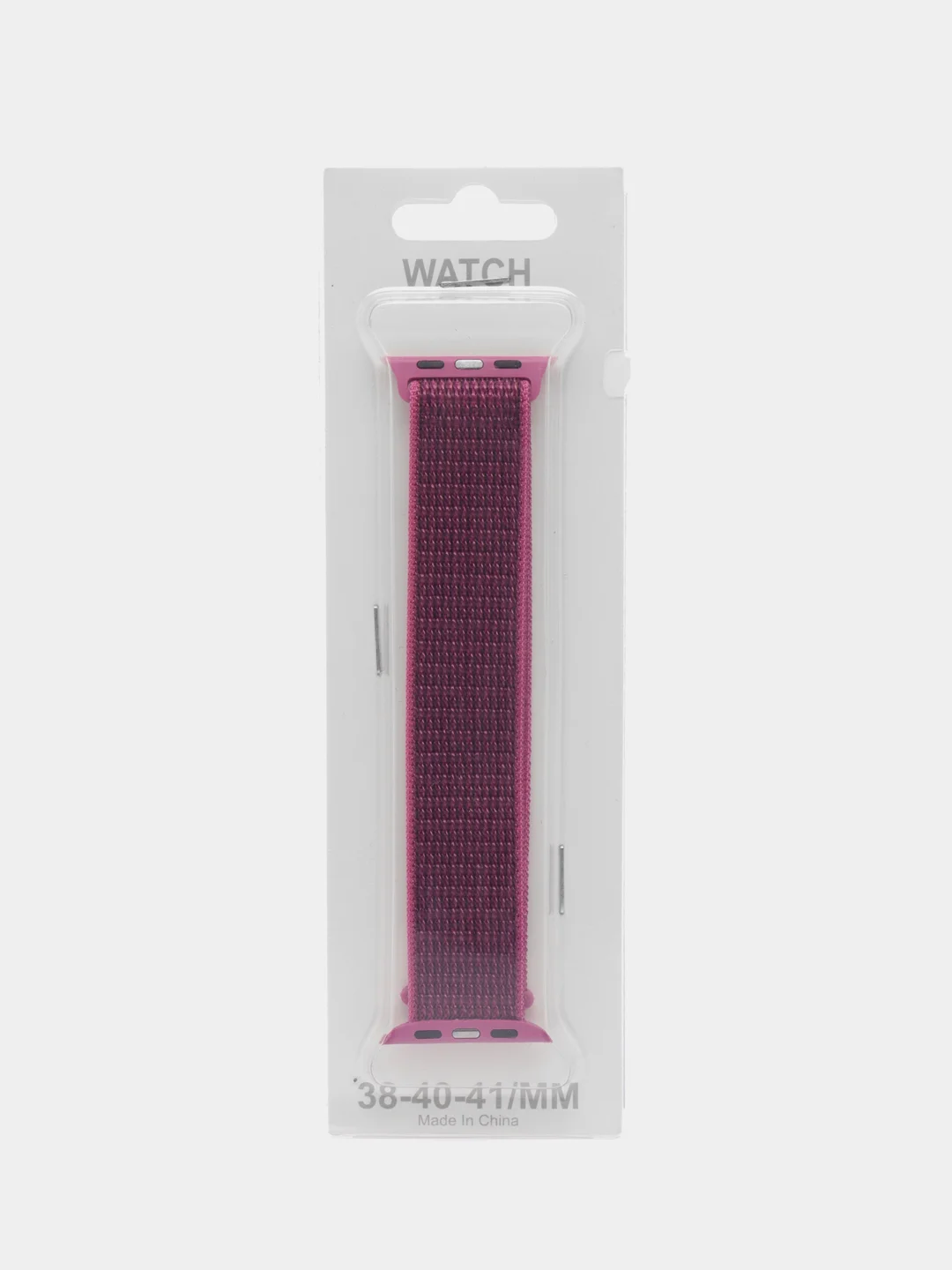 Тёмно-розовый нейлоновый ремешок для смарт часов Apple Watch (Эпл Вотч) 38, 40, 41 мм