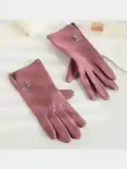 Хаки перчатки женские весна осень, сенсорные, утепленные
