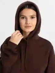 Коричневый спортивный женский костюм