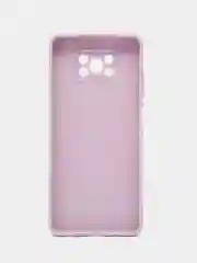 Фиолетовый чехол для Xiaomi Poco X3 NFC/X3 Pro силиконовый ROSCO матовый/прозрачный с защитой камер