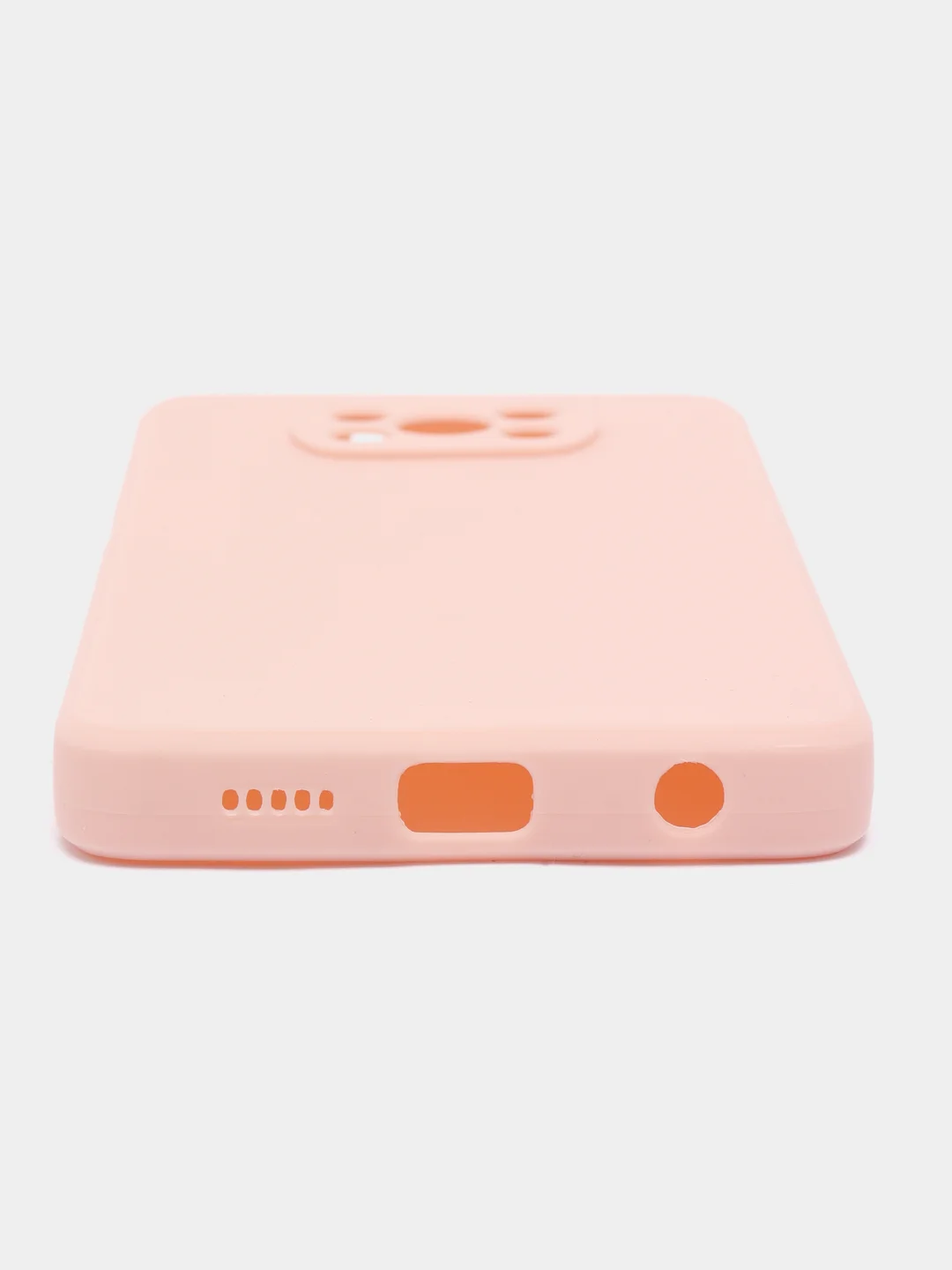 Пудровый чехол для Xiaomi Poco X3 NFC/X3 Pro силиконовый ROSCO матовый/прозрачный с защитой камер
