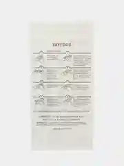Пастельно-коралловый временные татуировки на тело, FLASH TATTOO