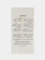 Золотой временные татуировки на тело, FLASH TATTOO