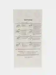 Золотой временные татуировки