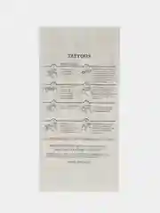 Золотой временные татуировки