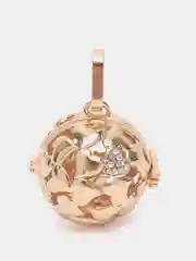 Золотой ажурный кулон "Сердце"