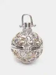 Золотой ажурный кулон "Сердце"