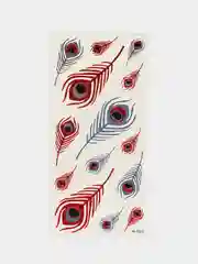 Красный временные татуировки на тело, FLASH TATTOO