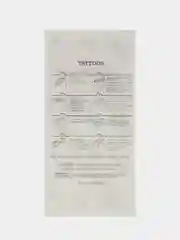 Красный временные татуировки на тело, FLASH TATTOO