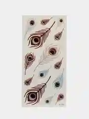 Пастельно-коралловый временные татуировки на тело, FLASH TATTOO