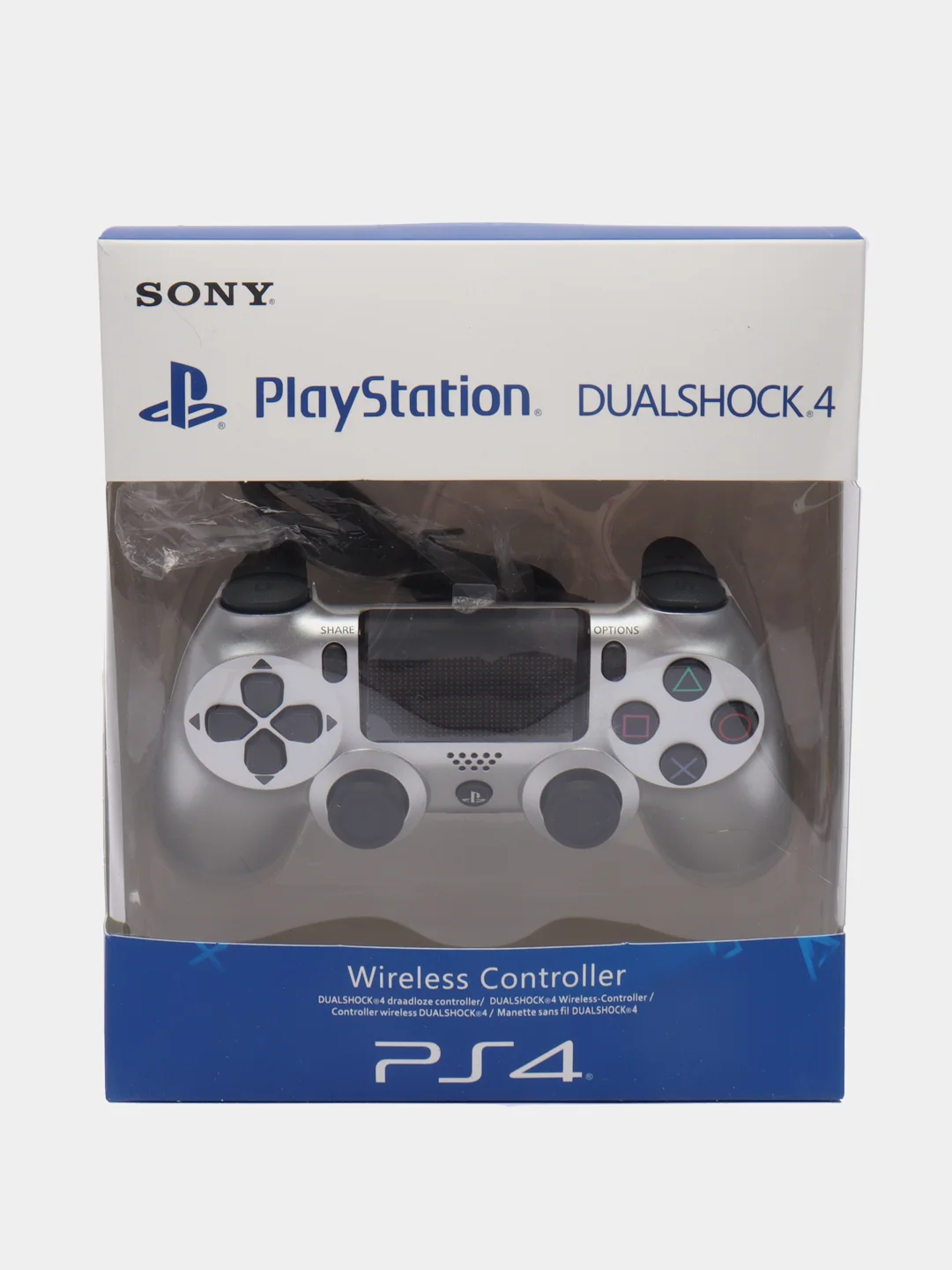 Серый металлик беспроводной геймпад DuoShock 4 для Sony PlayStation 4