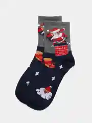 Новогодние носки, мужские носки, носки новогодние, хлопок, подарочные носки, новый год