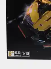 Желтый конструктор Supercar Lamborghini "Гоночная машина", с пультом ДУ, несколько видов