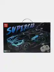 Синий конструктор Supercar Lamborghini "Гоночная машина", с пультом ДУ, несколько видов