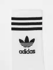 Носки женские с принтом Adidas, хлопок, белые