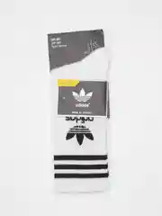 Носки женские с принтом Adidas, хлопок, белые