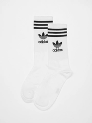 Носки женские с принтом Adidas, хлопок, белые