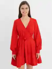 Платье повседневное, женское, на запах, с поясом, праздничное, офисное, школьное