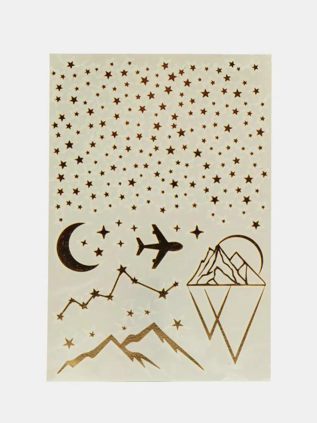 Наклейки-тату Mountains, 14 х 21 см