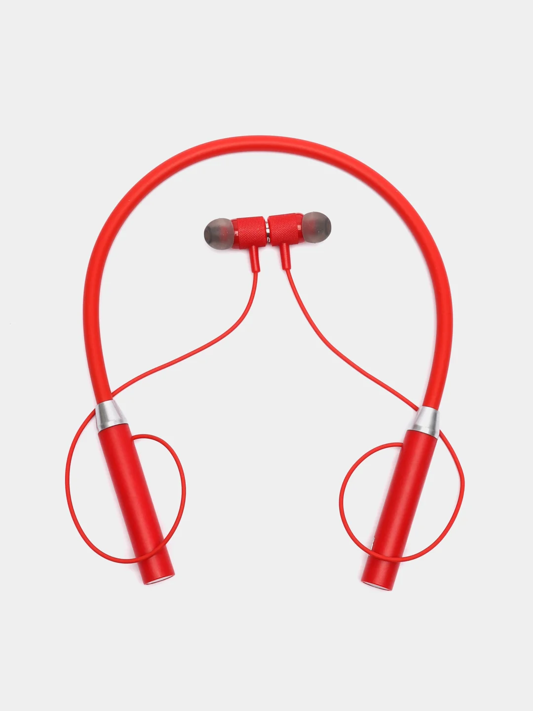 Красный беспроводные наушники, спортивные, на шею, Bluetooth
