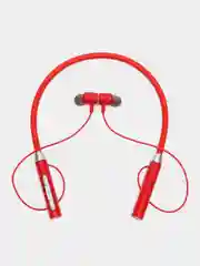 Красный беспроводные наушники, спортивные, на шею, Bluetooth