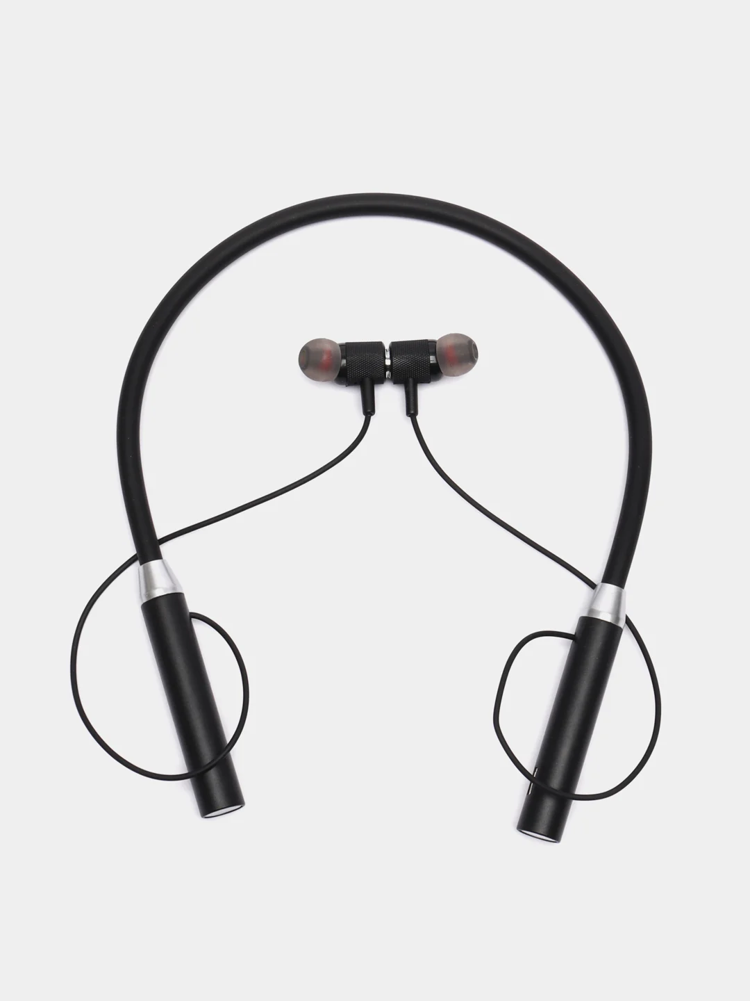 Черный беспроводные наушники, спортивные, на шею, Bluetooth