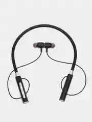 Черный беспроводные наушники, спортивные, на шею, Bluetooth