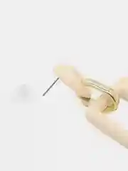 Молочный серьги ярких цветов