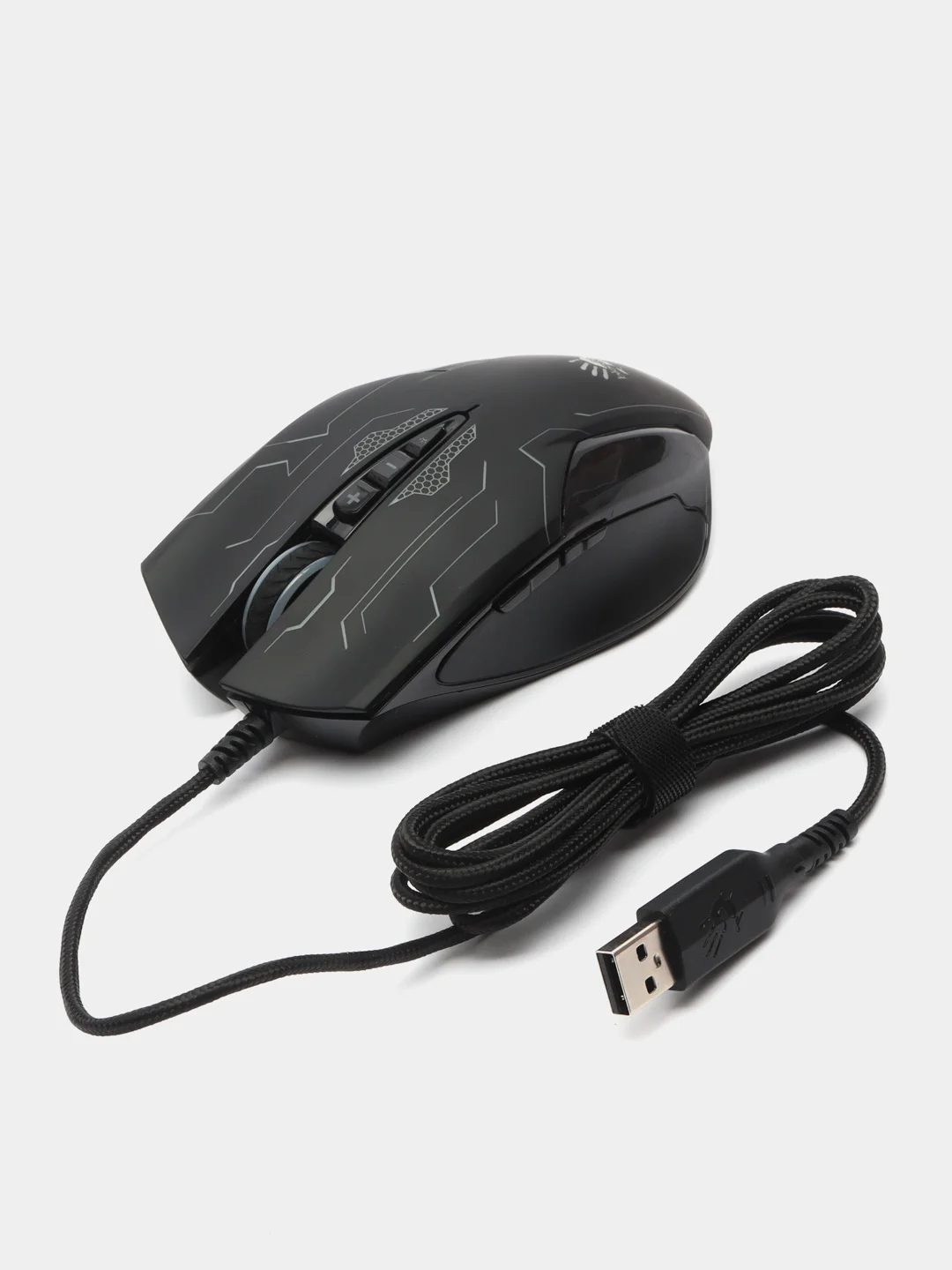Черный мышь компьютерная игровая A4Tech Bloody Q51, оптическая, USB