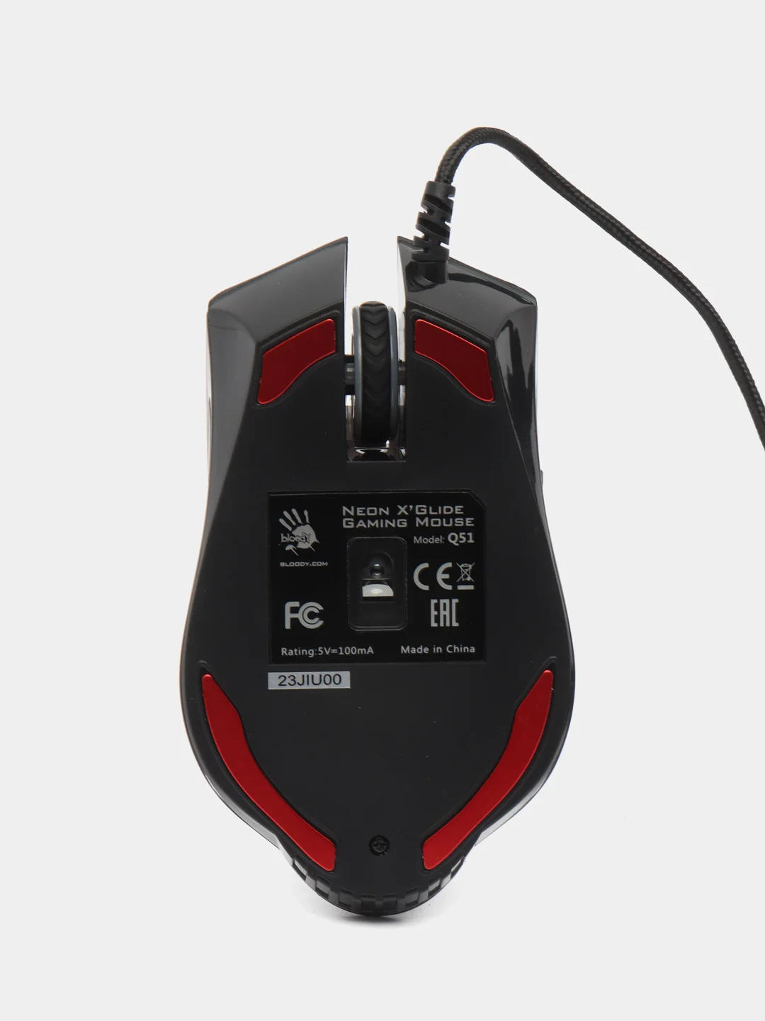 Черный мышь компьютерная игровая A4Tech Bloody Q51, оптическая, USB