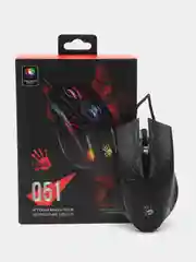 Черный мышь компьютерная игровая A4Tech Bloody Q51, оптическая, USB