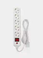 Белый сетевой фильтр Buro 500SH, IEC320, 1.8 м