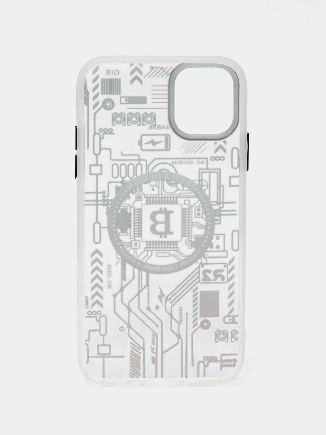 Алый чехол на Айфон 11, Биткоин, Bitcoin, с принтом, чехол на iPhone 11