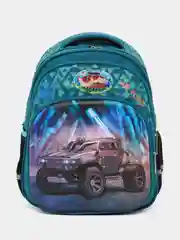 Бирюзовый рюкзак школьный для мальчика / ранец