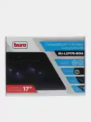 Черный охлаждающая подставка Buro для ноутбука BU-LCP170-B214, 17"