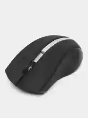Серебряный мышь компьютерная Oklick 615MW, беспроводная, USB