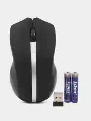 Серебряный мышь компьютерная Oklick 615MW, беспроводная, USB