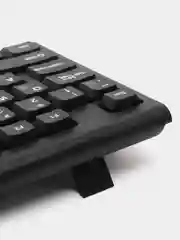 Черный клавиатура проводная компьютерная Oklick 120M, USB, мембранная