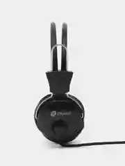 Черный наушники компьютерные Oklick HS-M200, с микрофоном, накладные, 1.8 м